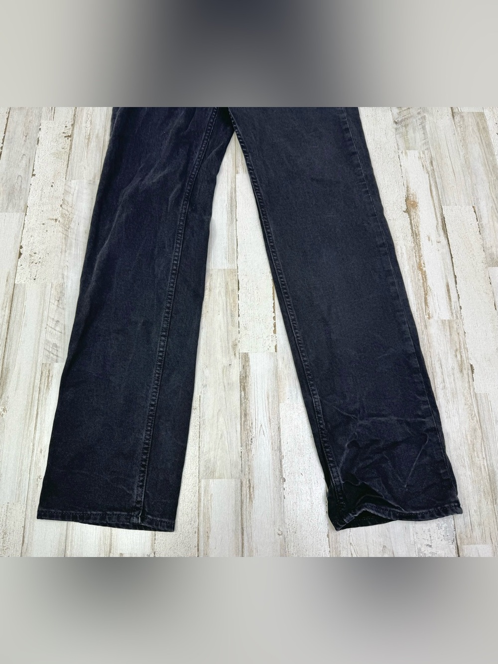 Gap 90s Loose High Rise Jeans Womens 24/00R (26x30) Black Denim - Picture 3 of 11